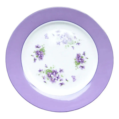 Blue dream tea set white porcelain floral dining room tableware