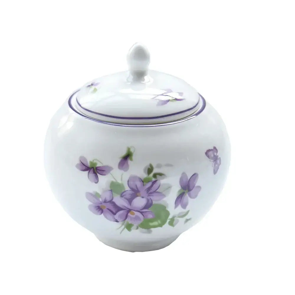 Blue dream tea set white porcelain floral dining room tableware