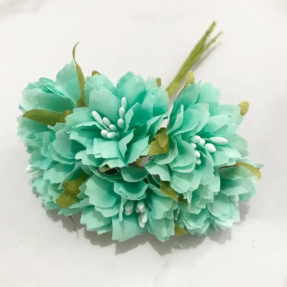 Blue flower stamen berries bundle for kitchen cake decor