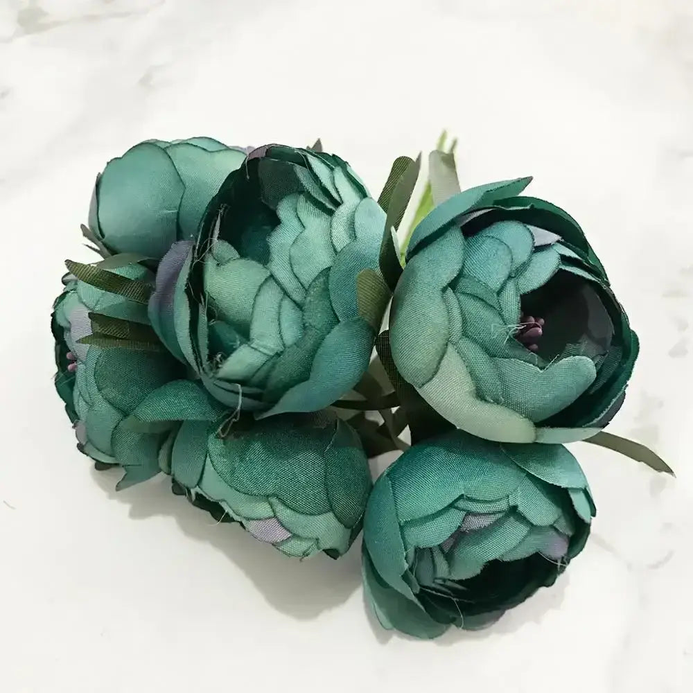 Blue flower stamen berries bundle for kitchen cake decor