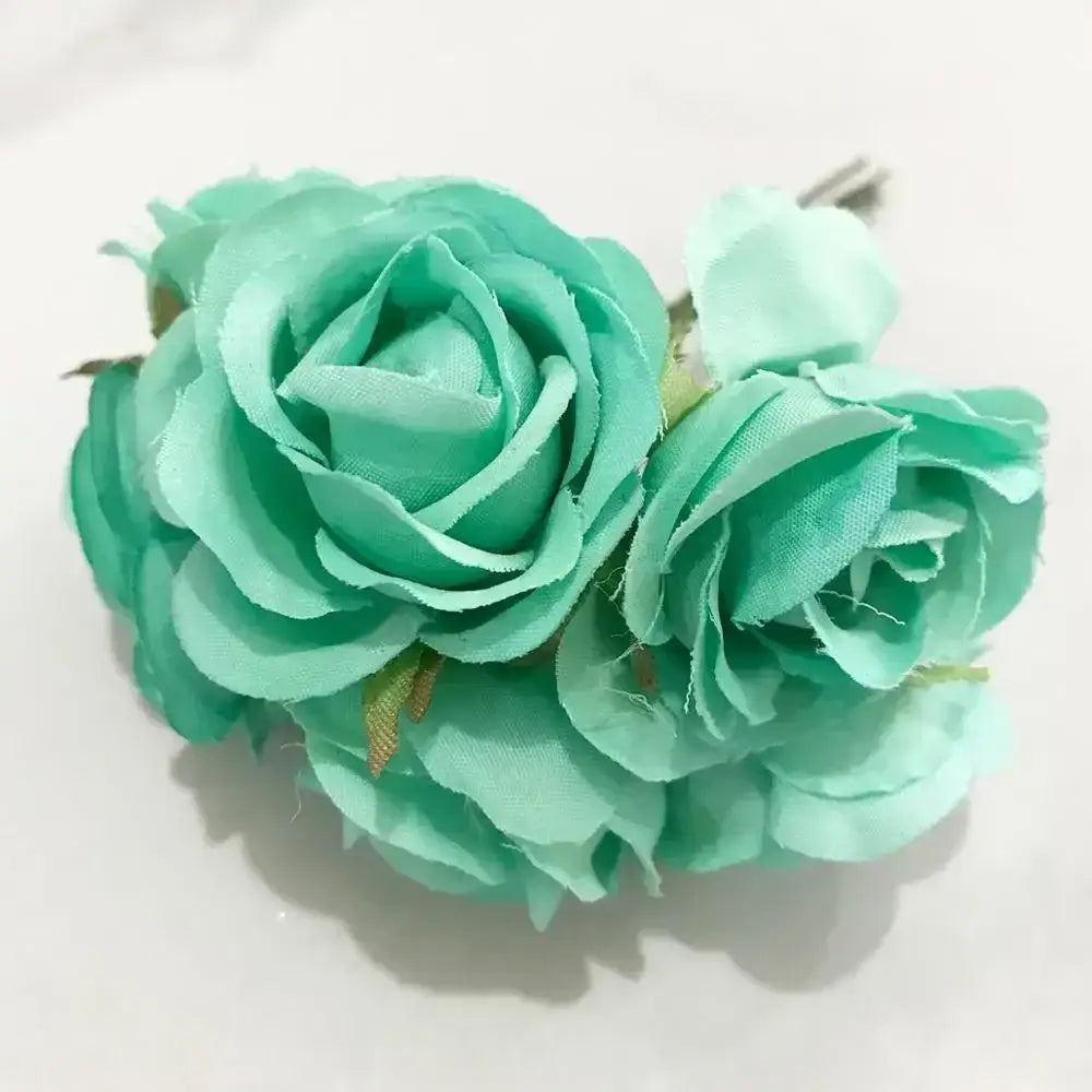 Blue flower stamen berries bundle for kitchen cake decor