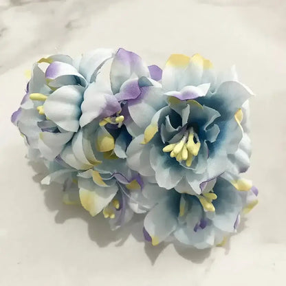 Blue flower stamen berries bundle for kitchen cake decor