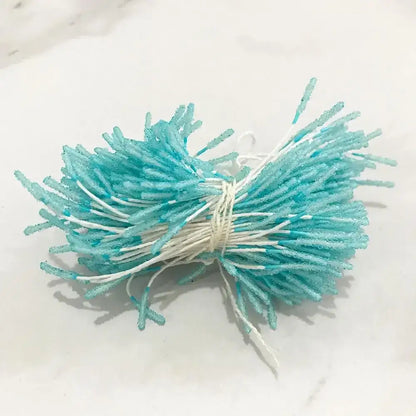 Blue flower stamen berries bundle for kitchen cake decor