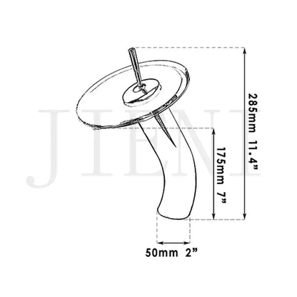Blue glass bathroom sink with rocker handle faucet chrome finish