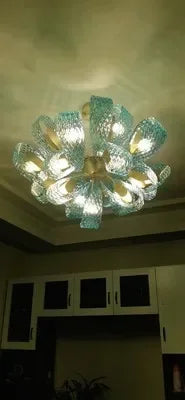 DecorBites™ Blue Glass LED Pendant Lamps - Modern Designer Lighting