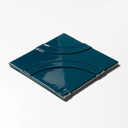 Manukie Bluebell Jazz Glossy Ceramic Accent Tiles 8x8