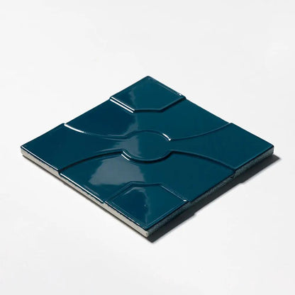 Lafonia Bluebell Jazz Glossy Ceramic Accent Tiles 8x8