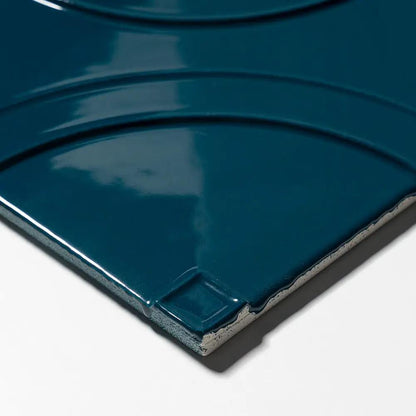 Manukie Bluebell Jazz Glossy Ceramic Accent Tiles 8x8