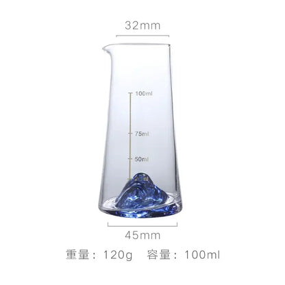 Blue mountain blue sake glass ice jug set dining room
