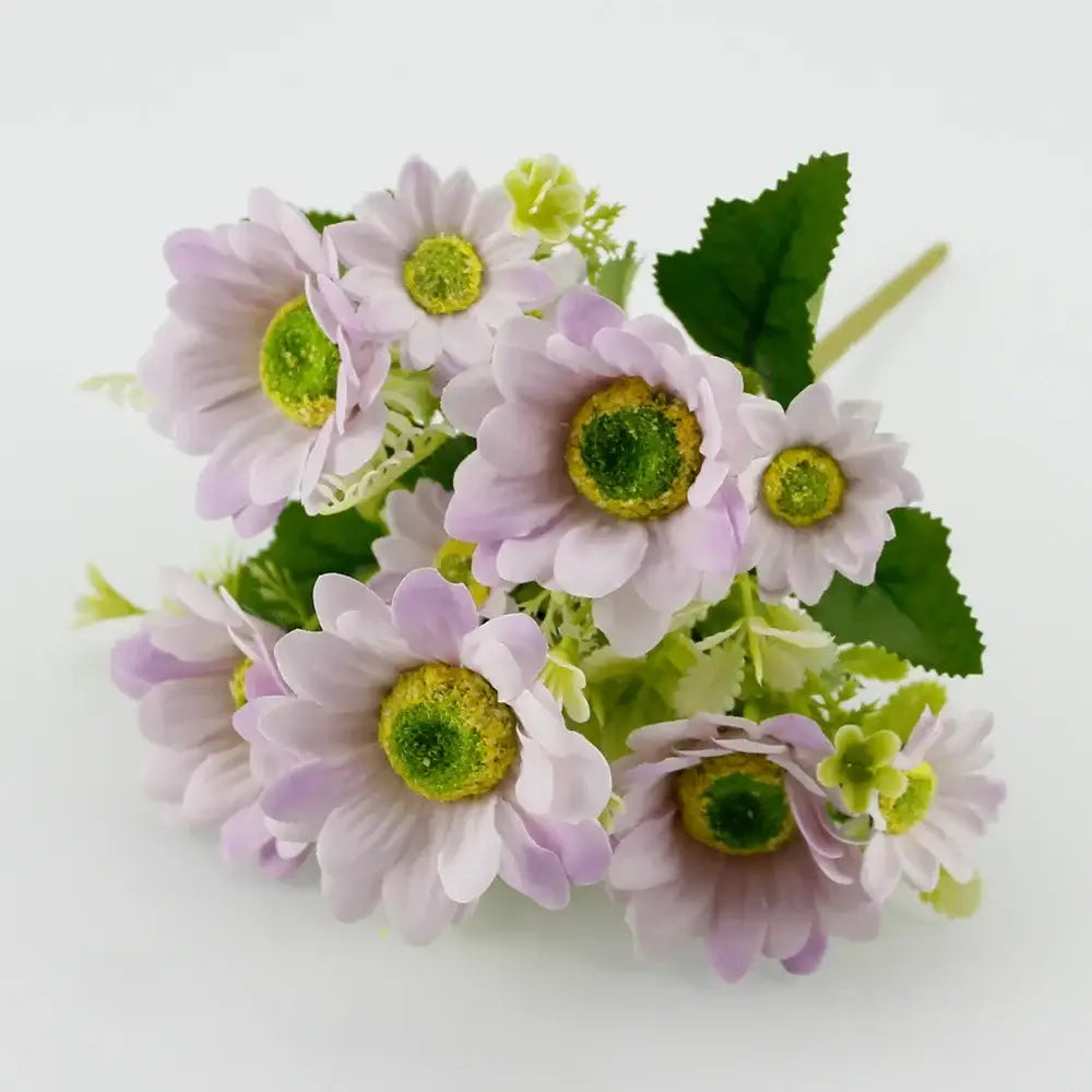 Blue peony and tea rose silk fake flowers – home garden decor