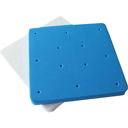 Blue square foam cake shaping mat kitchen dessert tool