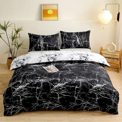 Blue starry sky duvet cover set bedroom bedding