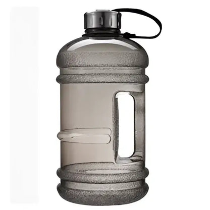 Blue translucent sports water bottle for fitness gym and kitchen