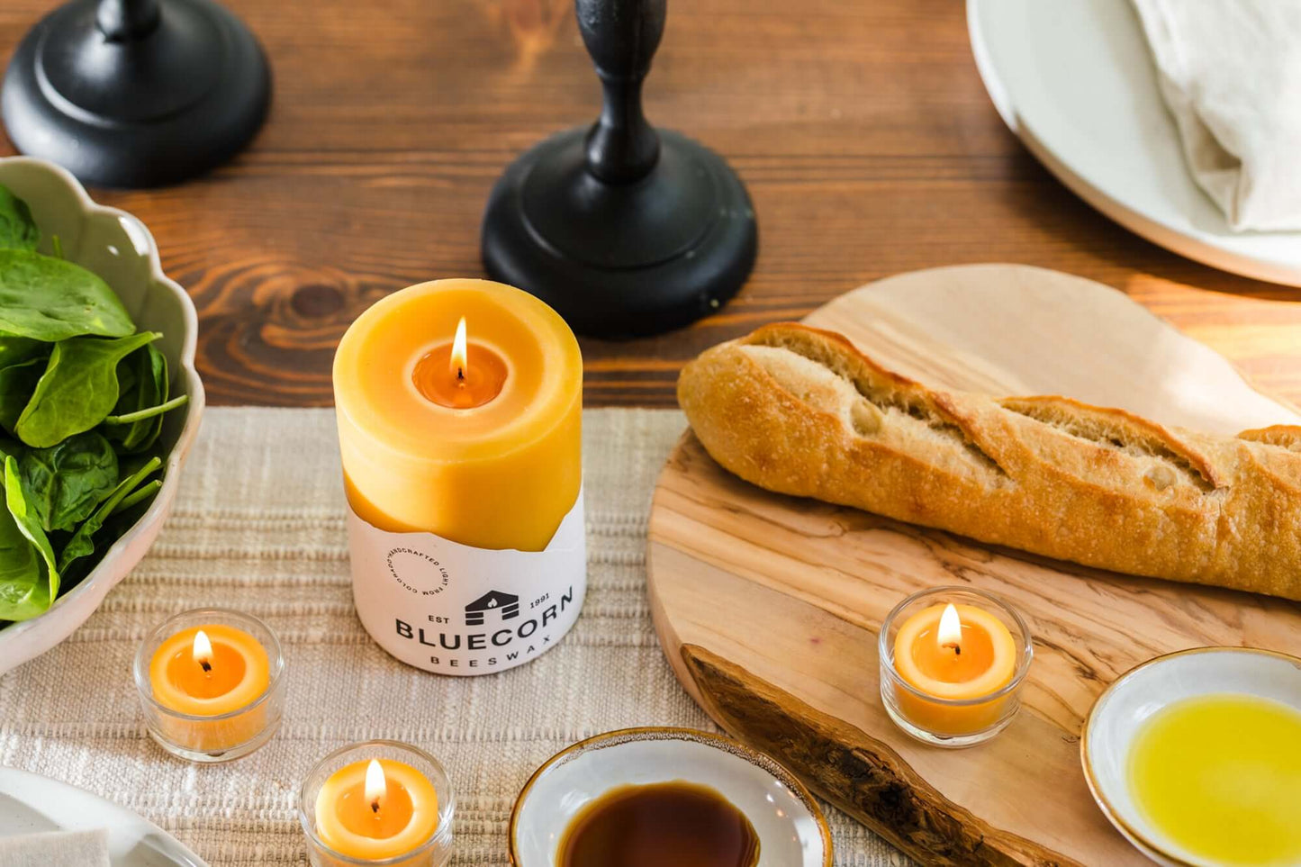 Pure Beeswax Pillar Candles