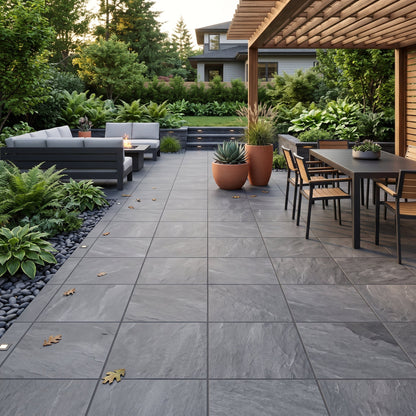 Bluestone Blu Textured Porcelain Pavers 24x24