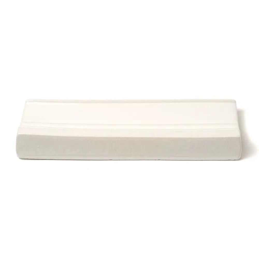 Blush Cream Glossy Ogee Trim Ceramic Moldings 2x6