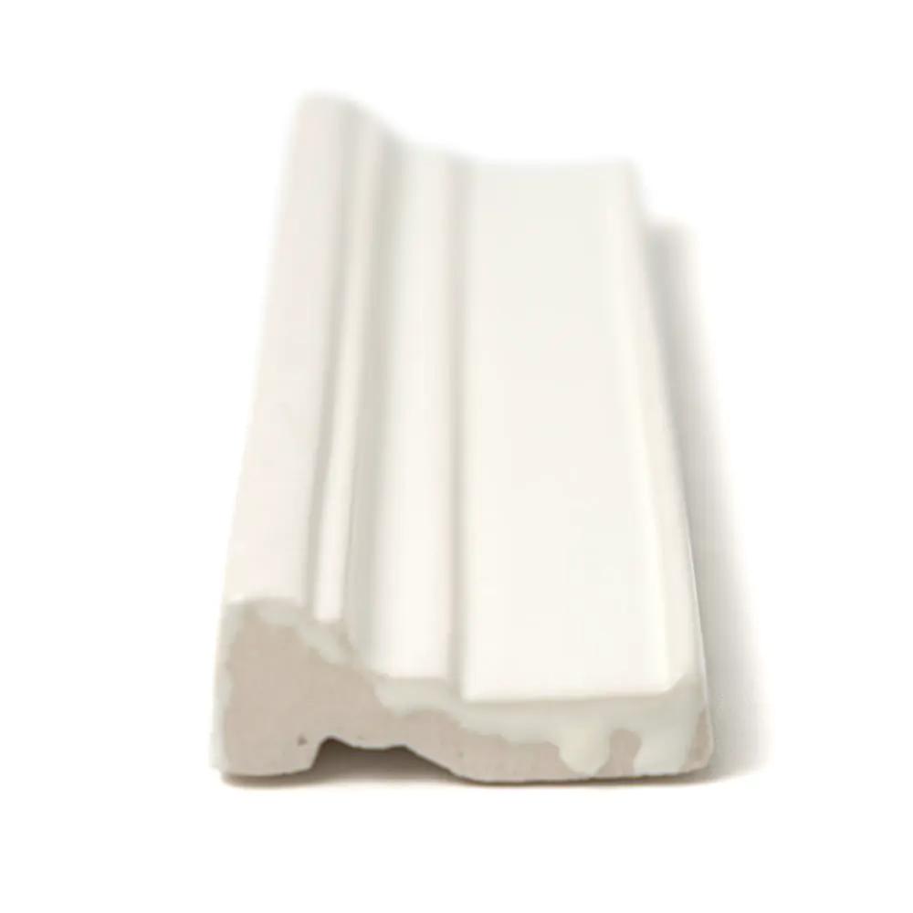 Blush Cream Glossy Ogee Trim Ceramic Moldings 2x6