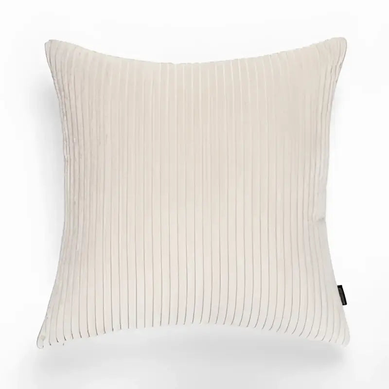 Blush pink & cream corduroy flocking pillow cover living room decor