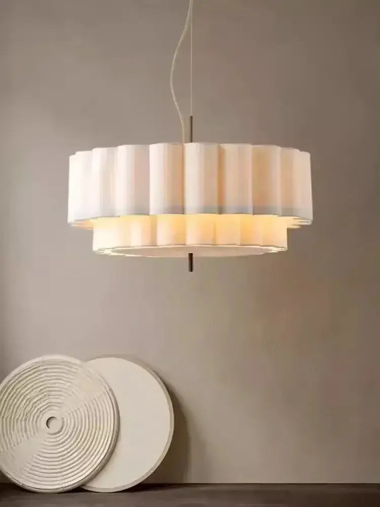 Bohemia fabric chandelier pendant light for living room