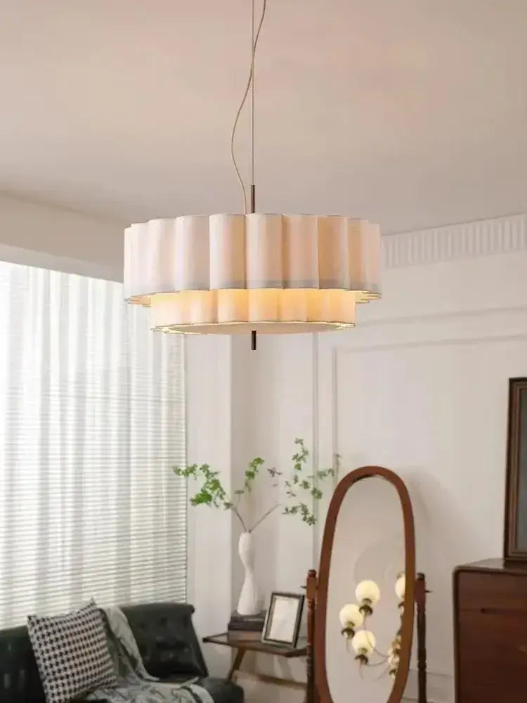 Bohemia fabric chandelier pendant light for living room