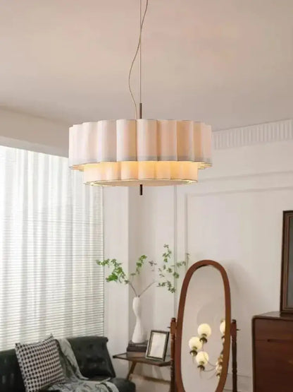Bohemia fabric chandelier pendant light for living room