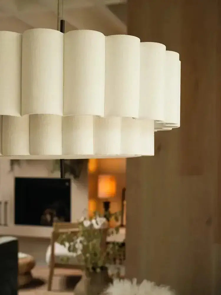Bohemia fabric chandelier pendant light for living room