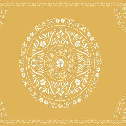 Bohemia room fabric poster beige floral mandala tapestry bedroom decor