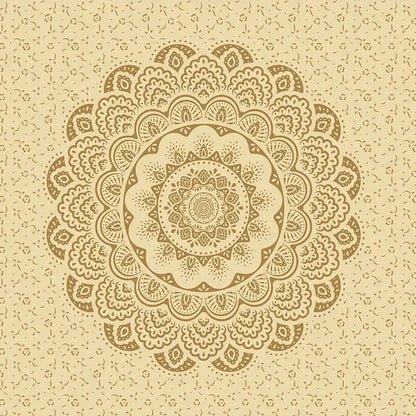 Bohemia room fabric poster beige floral mandala tapestry bedroom decor