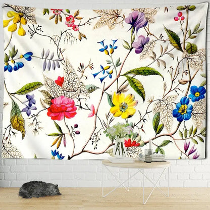 Bohemian autumn forest wall hanging living room forest