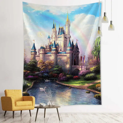 Bohemian autumn forest wall hanging living room forest