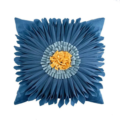 Bohemian beige and brown tufted cushion cover living room pillow
