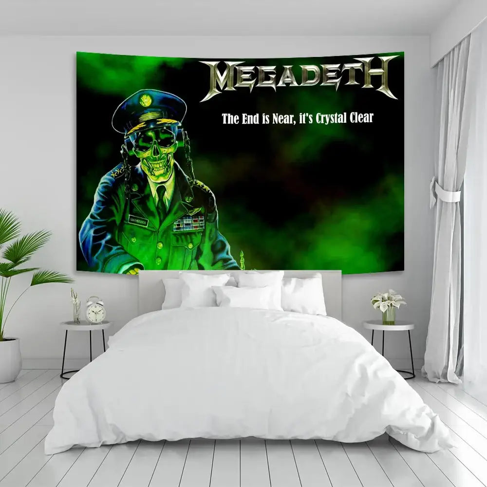 Boho band tapestry wall art and bedspread for bedroom decor