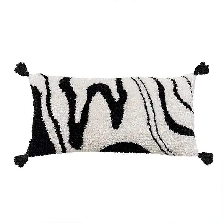 Boho big eye tufted cushion covers for bedroom living room