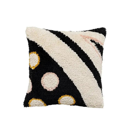 Boho big eye tufted cushion covers for bedroom living room