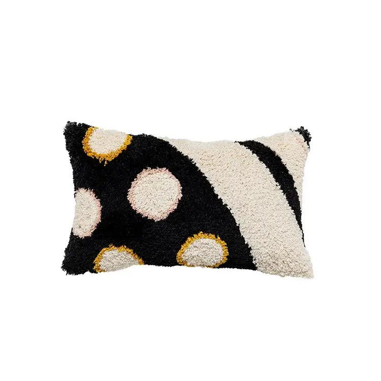 Boho big eye tufted cushion covers for bedroom living room