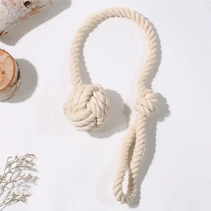 Boho cream handwoven cotton curtain tieback – living room tassel decor