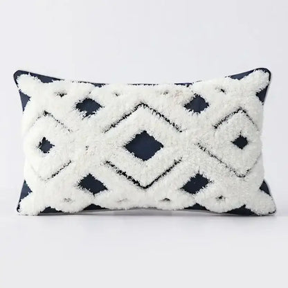 Boho geometric tufted tassel pillow cover living room set of 4