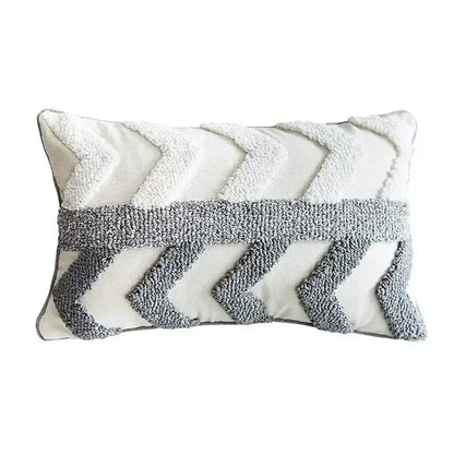 Boho geometric tufted tassel pillow cover living room set of 4