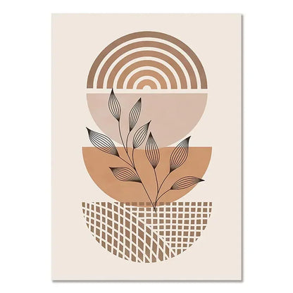 DecorBites™ Boho Light Canvas Wall Art - Nordic Minimalist