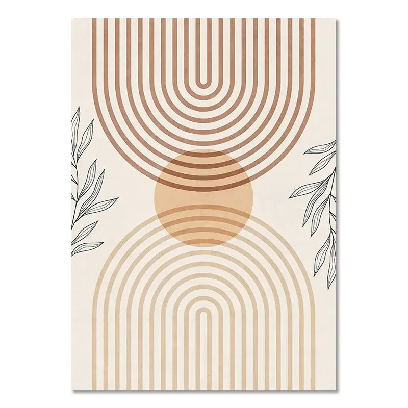 DecorBites™ Boho Light Canvas Wall Art - Nordic Minimalist