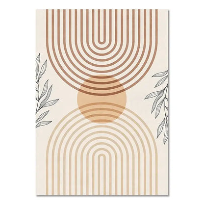 DecorBites™ Boho Light Canvas Wall Art - Nordic Minimalist