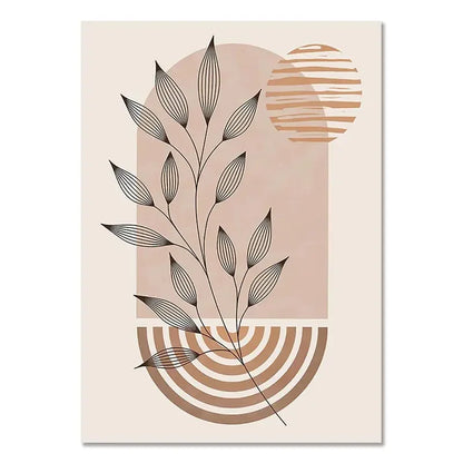 DecorBites™ Boho Light Canvas Wall Art - Nordic Minimalist