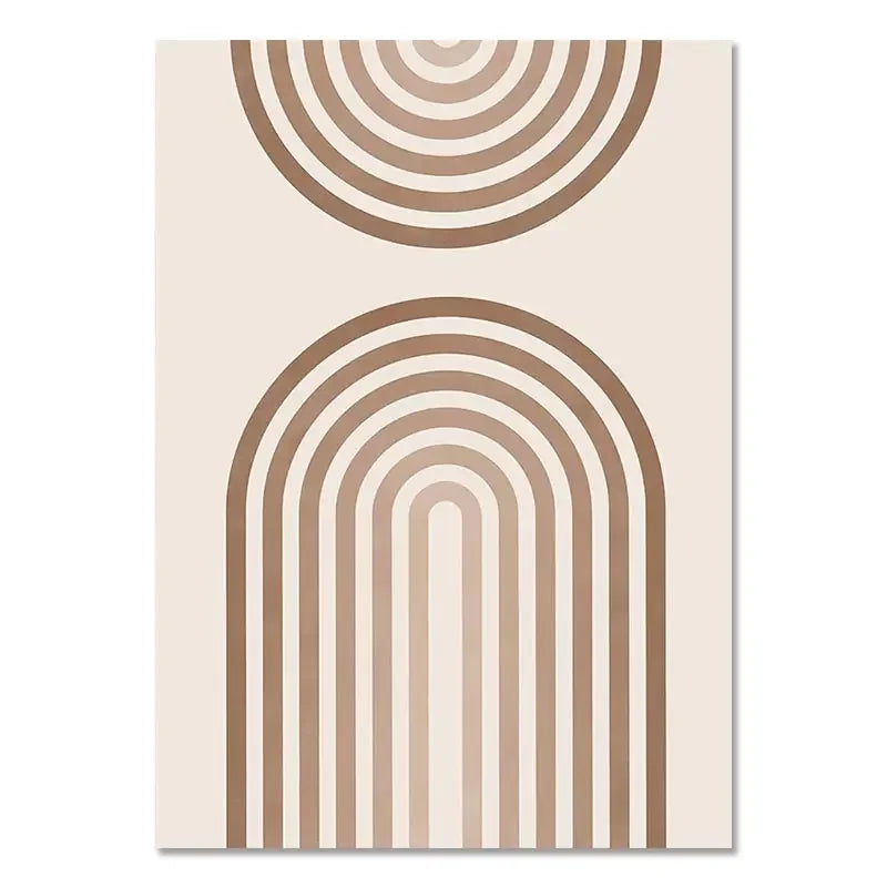 DecorBites™ Boho Light Canvas Wall Art - Nordic Minimalist
