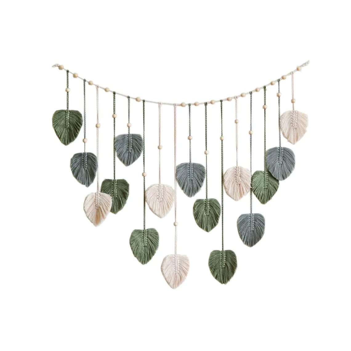DecorBites™ Boho Style Handmade Tapestry, Room Photo Leaves Wall Decoration Wall Hanging Tapestry For Living Room Office Home Decor