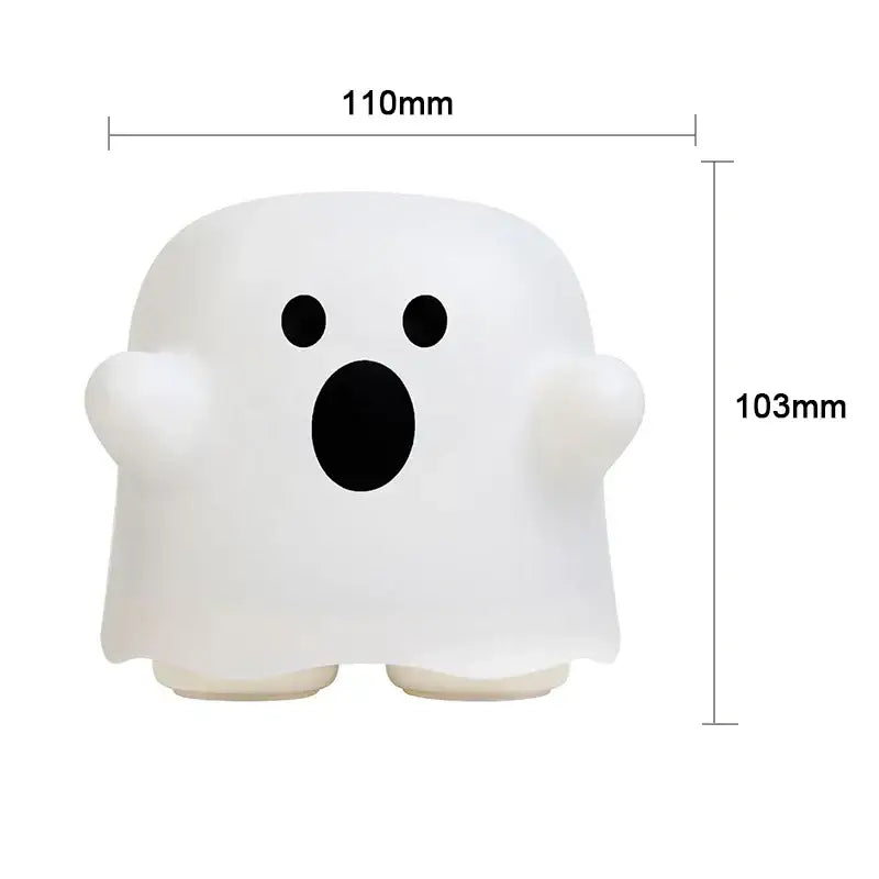 Boo ghost silicone lamp bedroom led night light
