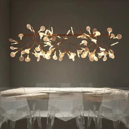 DecorBites™ Branch Design Nordic Chandelier - Rose Gold/Black