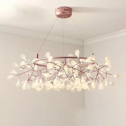 DecorBites™ Branch Design Nordic Chandelier - Rose Gold/Black