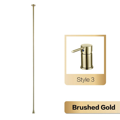 DecorBites™ Brass Black Luxury Bathroom Faucet - Single Handle