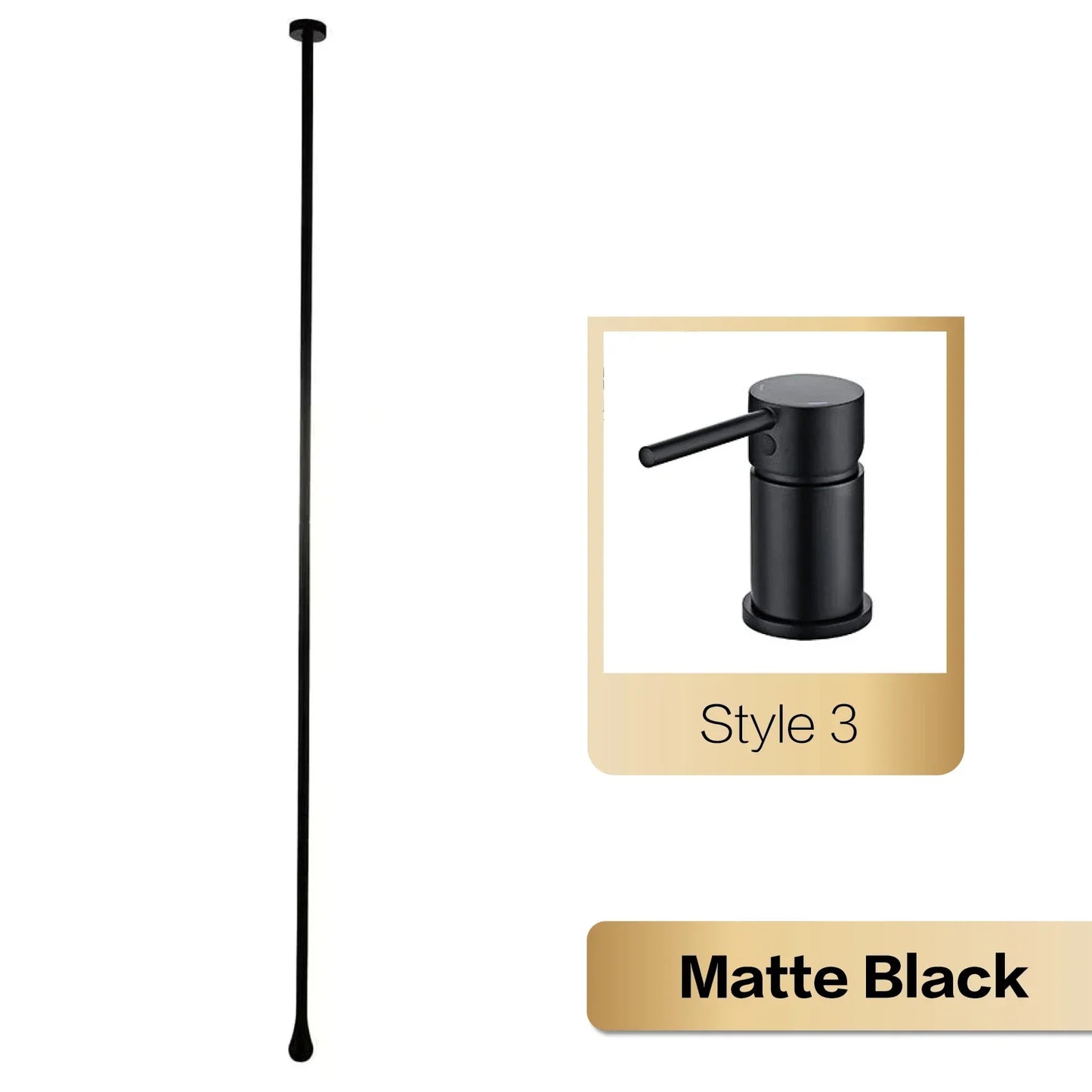 DecorBites™ Brass Black Luxury Bathroom Faucet - Single Handle