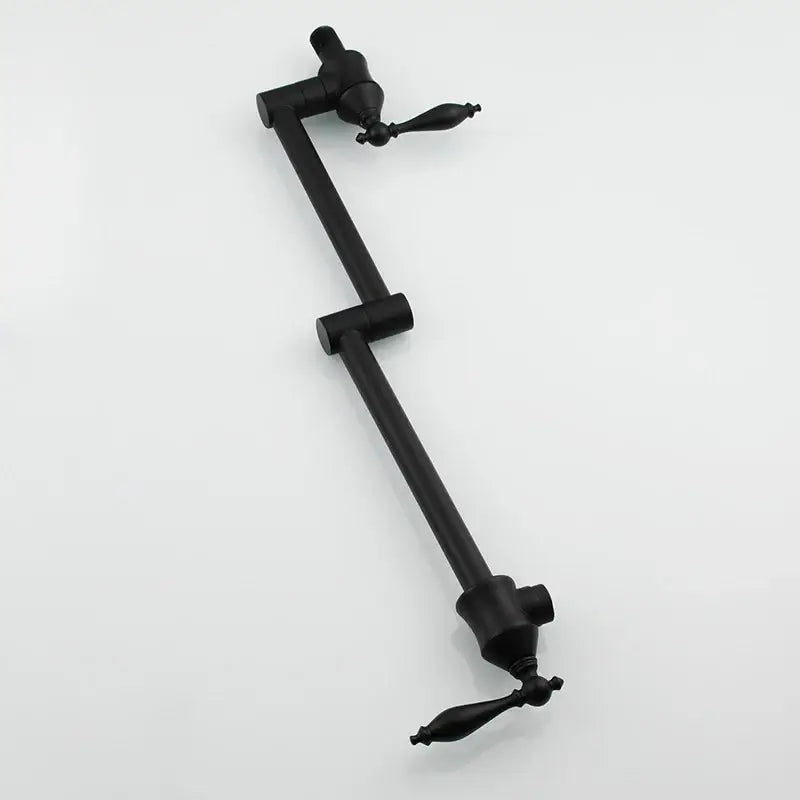Brass double joint telescopic kitchen faucet with two spray modes